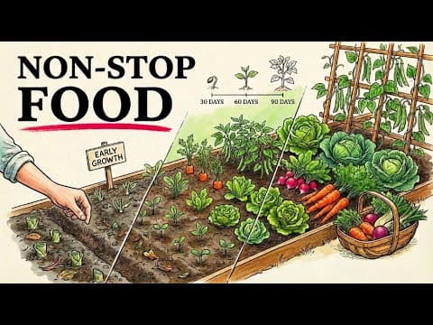Grow Food 365 Days a Year Using This Succession Planting System thumbnail