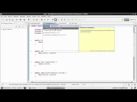 Spring Tutorial 12 - Using ApplicationContextAware thumbnail