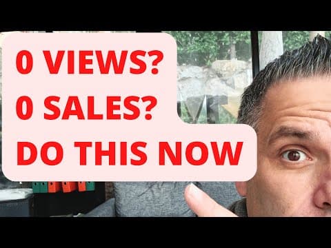 0 Views 0 Sales?: DO THIS NOW - (Etsy Store Life Support) thumbnail