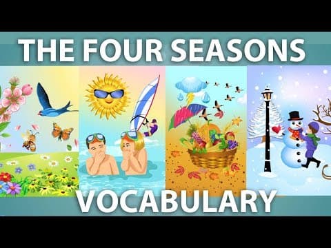 The Four Seasons of the Year Vocabulary thumbnail