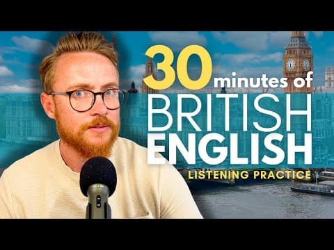 Native British English | 30 Minutes of Real English Listening Practice | North Vs South thumbnail