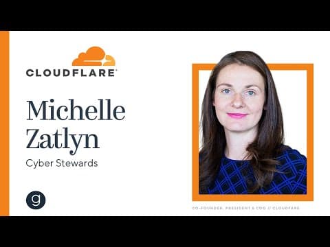 Cloudflare's Michelle Zatlyn on Being Cyber Stewards thumbnail