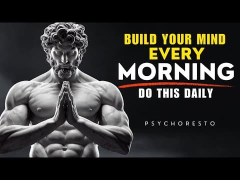 12 Life Lessons to BUILD YOUR MIND Every Morning (Do This Daily) | STOICISM thumbnail