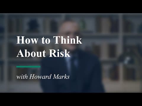 How to Think About Risk with Howard Marks thumbnail