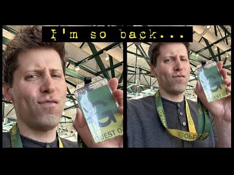 Is Sam Altman Returning as OpenAI CEO After Resignation? thumbnail