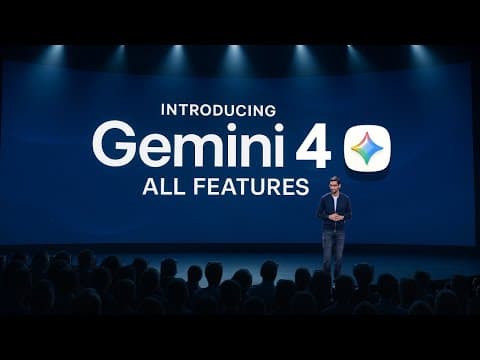 Gemini 4 — Google’s Biggest AI Upgrade Yet (Full Features Explained) thumbnail