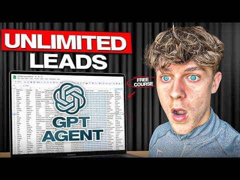 How To Get UNLIMITED Leads In Minutes (GPT Agent Mode) thumbnail