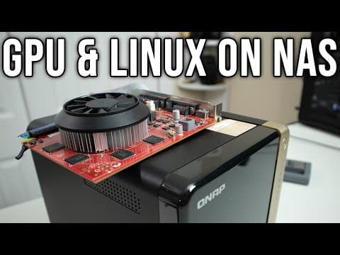How to Install a GPU and Ubuntu on QNAP TS-464 NAS thumbnail