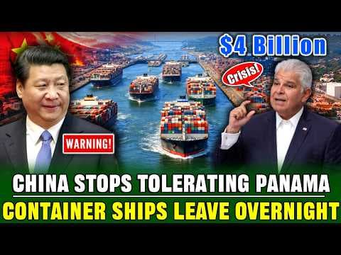 Chinese Container Ships Leave Panama Ports Overnight | Panama Faces $4 Billion in Economic Losses! thumbnail