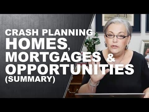 CRASH PLANNING: HOMES, MORTGAGES & OPPORTUNITIES (Summary)…by LYNETTE ZANG thumbnail