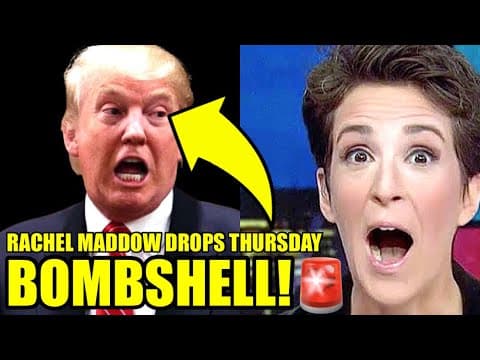 Maddow Just BLEW THE LID Off A Shocking NEW Trump SCANDAL🚨 thumbnail