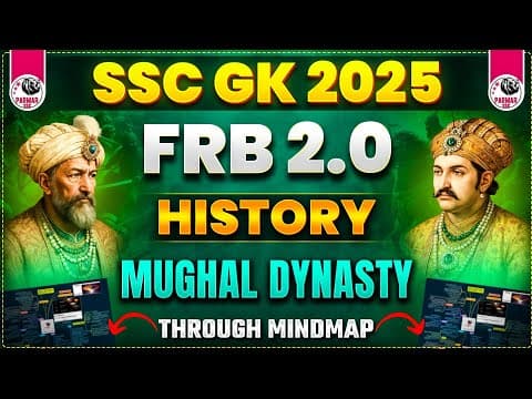MEDIEVAL HISTORY FOR SSC EXAMS 2025 | MUGHAL DYNASTY | FRB 2.0 BY PARMAR SSC thumbnail