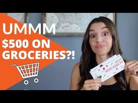 How I Spend Less Than $500 Per Month on Groceries for THREE Adults thumbnail
