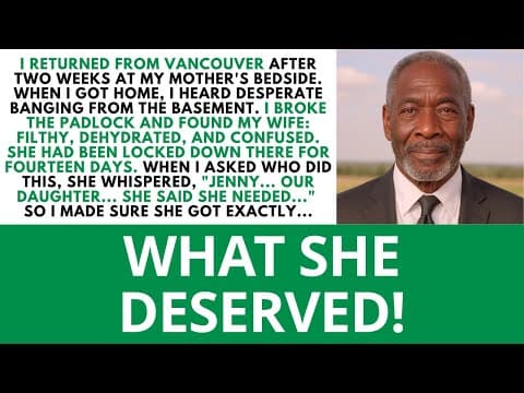 I Returned From My Mother's Bedside And Found My Wife Locked In Our Basement; Our Daughter Had Le... thumbnail