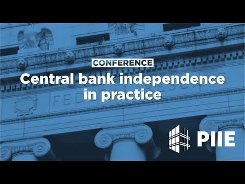 Central bank independence in practice thumbnail