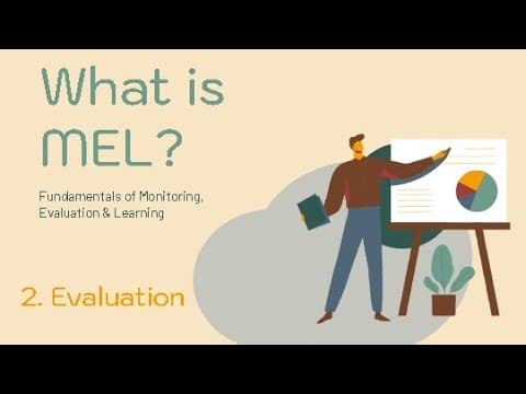 Project Monitoring & Evaluation explained | 2 - What is "Evaluation"? thumbnail