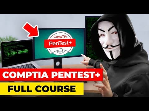 CompTIA PenTest+ Full Course - FREE [11 Hours] PT0-002 thumbnail