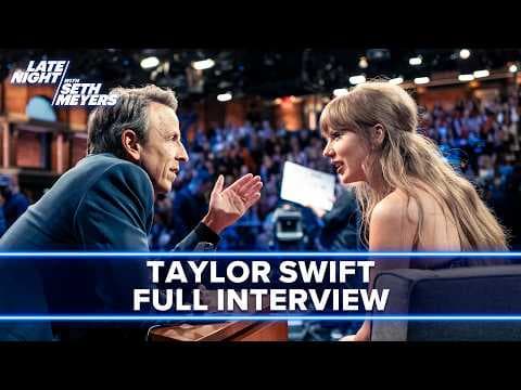 Taylor Swift and Seth Talk The Life of a Showgirl, Travis Kelce and More thumbnail