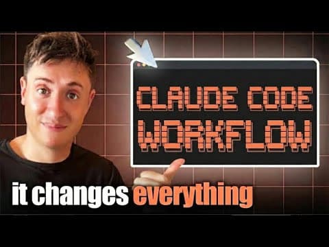 The greatest Claude Code workflow ever (10x your speed) thumbnail