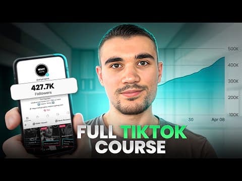 Beginners Guide To Making Money on TikTok in 2025 (FREE 4hr Course) thumbnail
