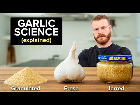 Does Fresh Garlic actually taste better than Garlic in a Jar? thumbnail