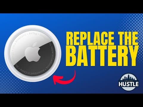 Apple AirTag:  How To Replace the Battery in 3 EASY Steps! thumbnail