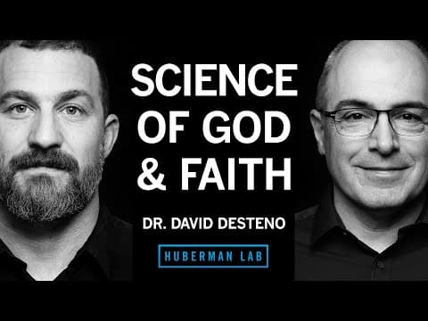 Science & Health Benefits of Belief in God & Religion | Dr. David DeSteno thumbnail