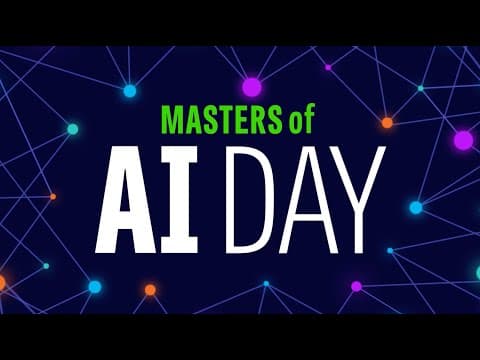Introducing Masters of AI Day (featuring will.i.am, Mustafa Suleyman, Priya Krishna & more) thumbnail