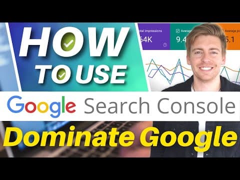 Google Search Console Tutorial: Rank #1 on Google (Tips & Strategies) thumbnail