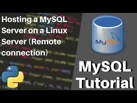 How to Host a MySQL Server on Linux thumbnail