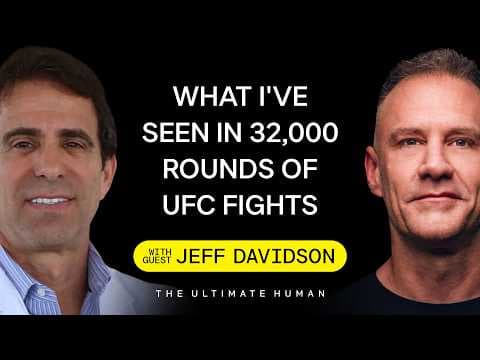 Jeff Davidson: UFC Medical Director Reveals How to Optimize Your Body Like a UFC Fighter | TUH #013 thumbnail