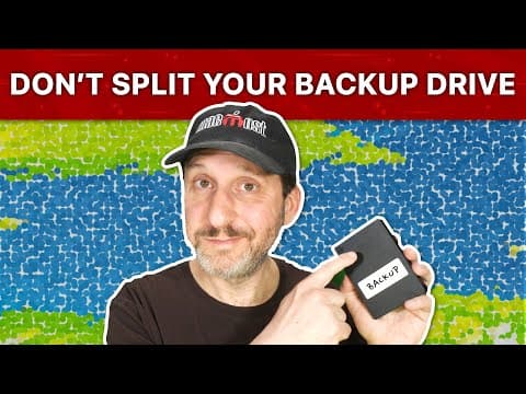 Why You Should Never Partition Your Backup Drive thumbnail