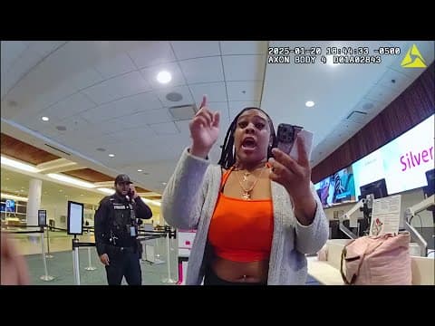 Teen Attacks Airport Employee After Not Getting Her Way thumbnail