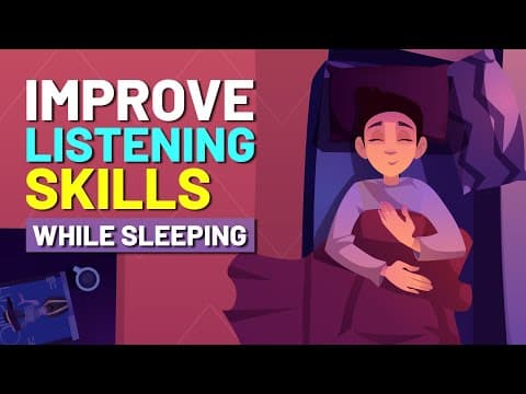 Improve Your English Listening COMPREHENSION While Sleeping | Effortless Passive Listening thumbnail