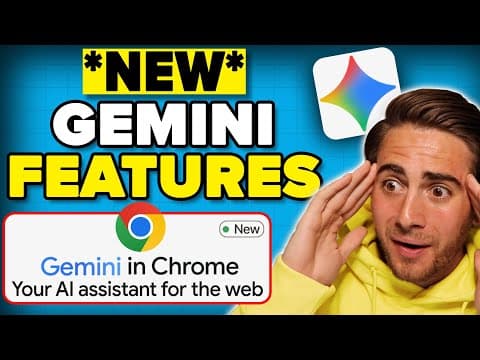 Google Gemini’s NEW Features Are GAME CHANGERS 👀 (New Gemini in Chrome) thumbnail