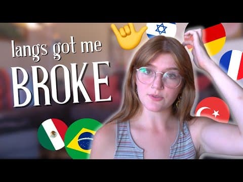 How much $$ do I spend learning 5+ languages? 📚 classes, apps, books, etc. thumbnail