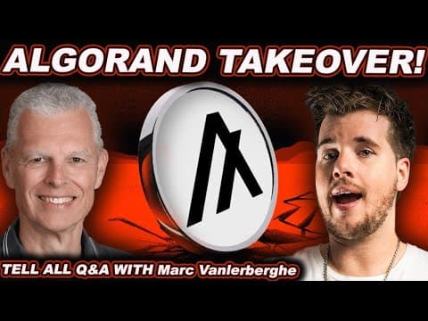 ALGORAND'S TRILLION DOLLAR TAKEOVER! (The Future Of My Favorite Undervalued Altcoin) thumbnail
