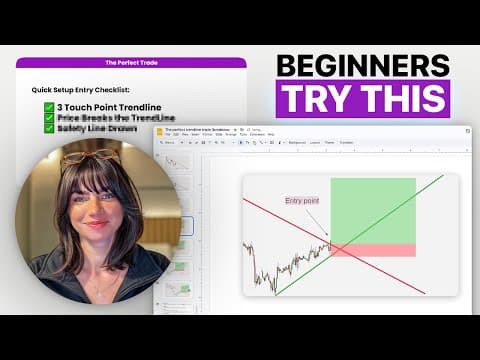 The Perfect Beginner TRENDLINE Trade (Step-by-Step) thumbnail