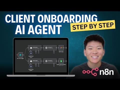 How to Build a Client Onboarding AI Agent with n8n (Step-by-Step Tutorial, No Code) thumbnail