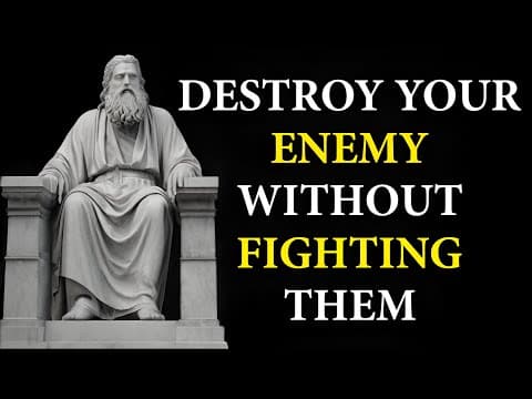 13 Stoic WAYS To DESTROY Your Enemy Without FIGHTING Them | Marcus Aurelius STOICISM thumbnail