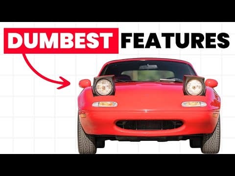 30 DUMBEST Cars Features In Automotive History thumbnail