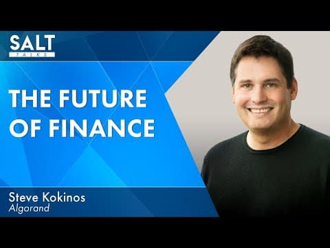 Steve Kokinos: The Future of Finance | SALT Talks #265 thumbnail