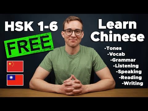 How to Learn Chinese (Mandarin) On Your Own for FREE thumbnail