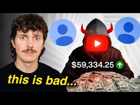 The "Faceless YouTube Channel" Plague thumbnail
