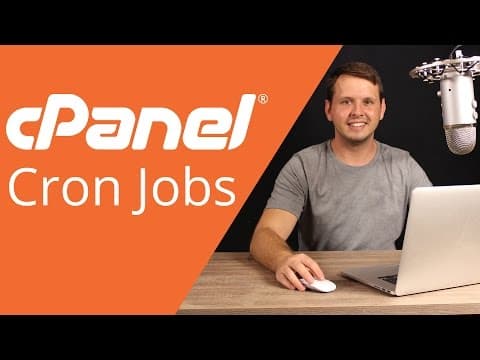 cPanel beginner tutorial 10 - Cron Jobs thumbnail