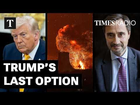 Donald Trump Warned Against ‘Last Option’ of Iran Power Plant Strikes | Sir Robin Niblett thumbnail
