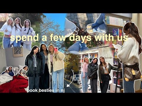 vlog: hangout with us 📚✨ (book besties back in nj, book shopping + more!) thumbnail
