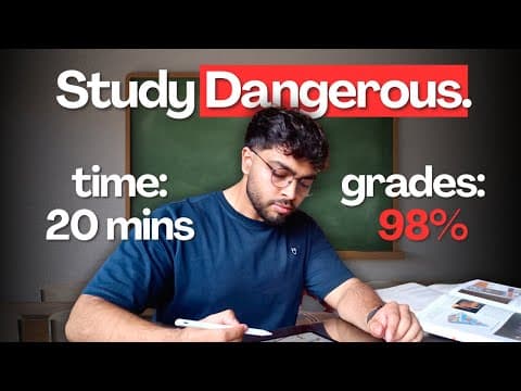 How to Brainwash Yourself to Learn Disgustingly FAST (score all A*s every time) thumbnail