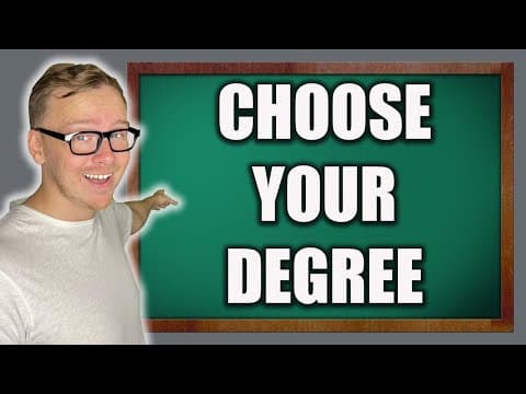 Ultimate Guide To Choosing A College Degree thumbnail