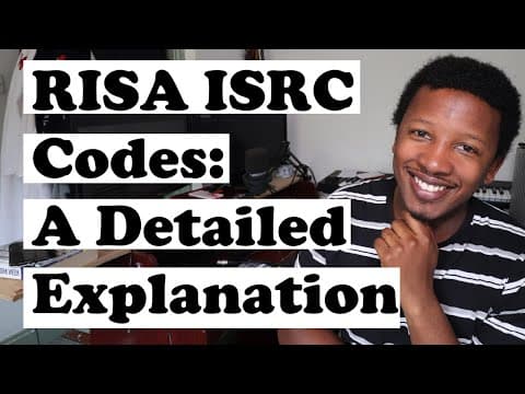 RISA ISRC Code - A Detailed ISRC Explanation thumbnail